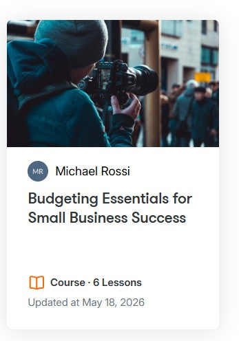 Budgeting for Small Businesses