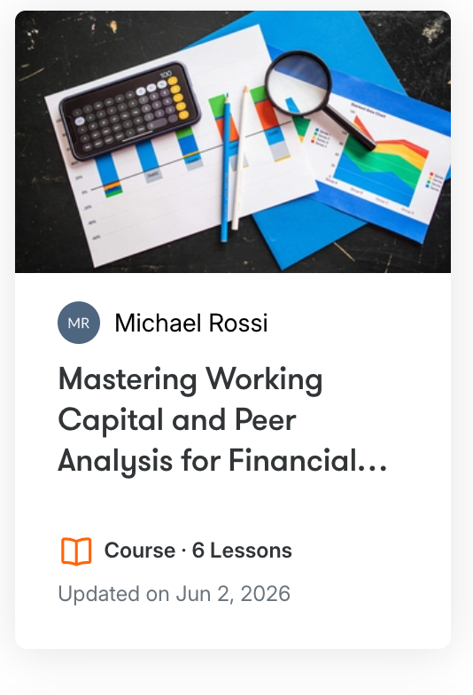 Working Capital Analysis